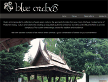 Tablet Screenshot of blueorchidrestaurant.co.uk